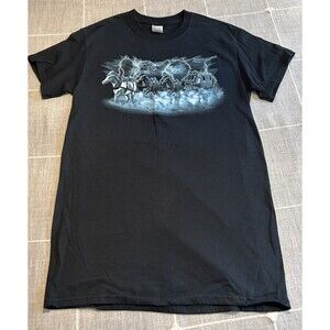 New Western Stagecoach Lightning Graphic S T Shirt Size Child Small